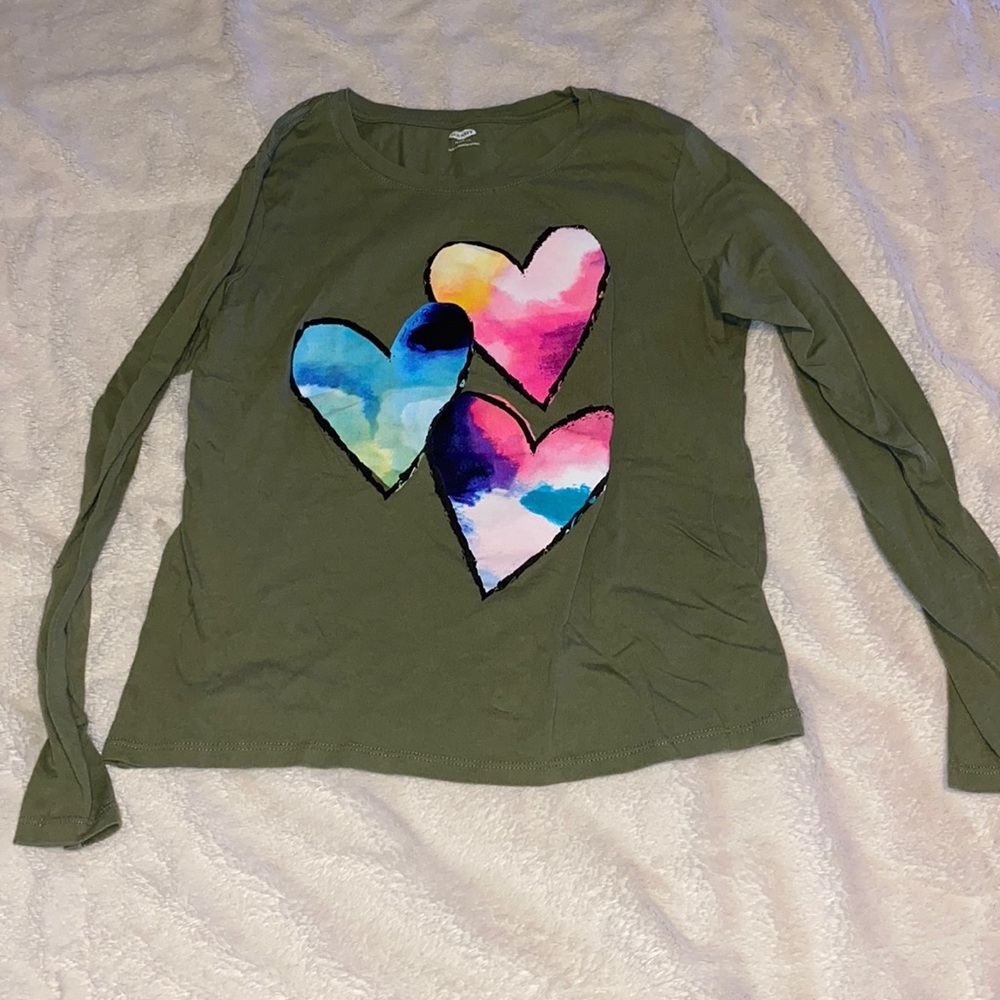 BOGO💕💕 XL long sleeve heart tee